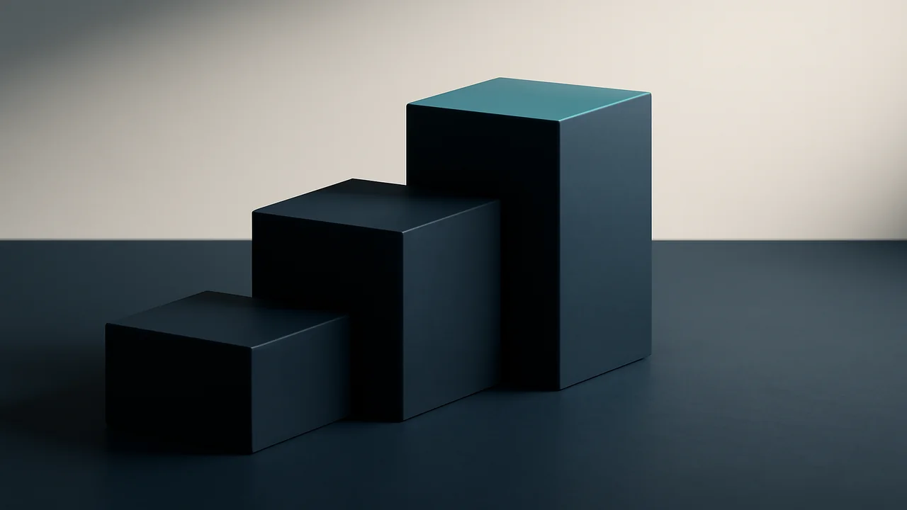 Editorial illustration of tiered blocks representing jurisdiction ranking
